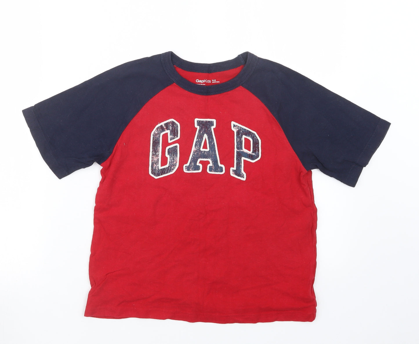 Gap Boys Red   Basic T-Shirt Size 8-9 Years