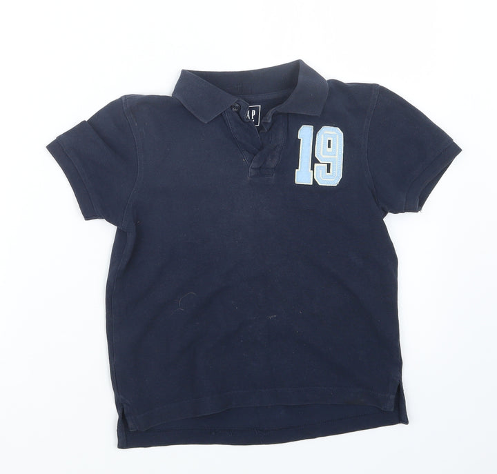 Gap Boys Blue   Basic Polo Size 6-7 Years