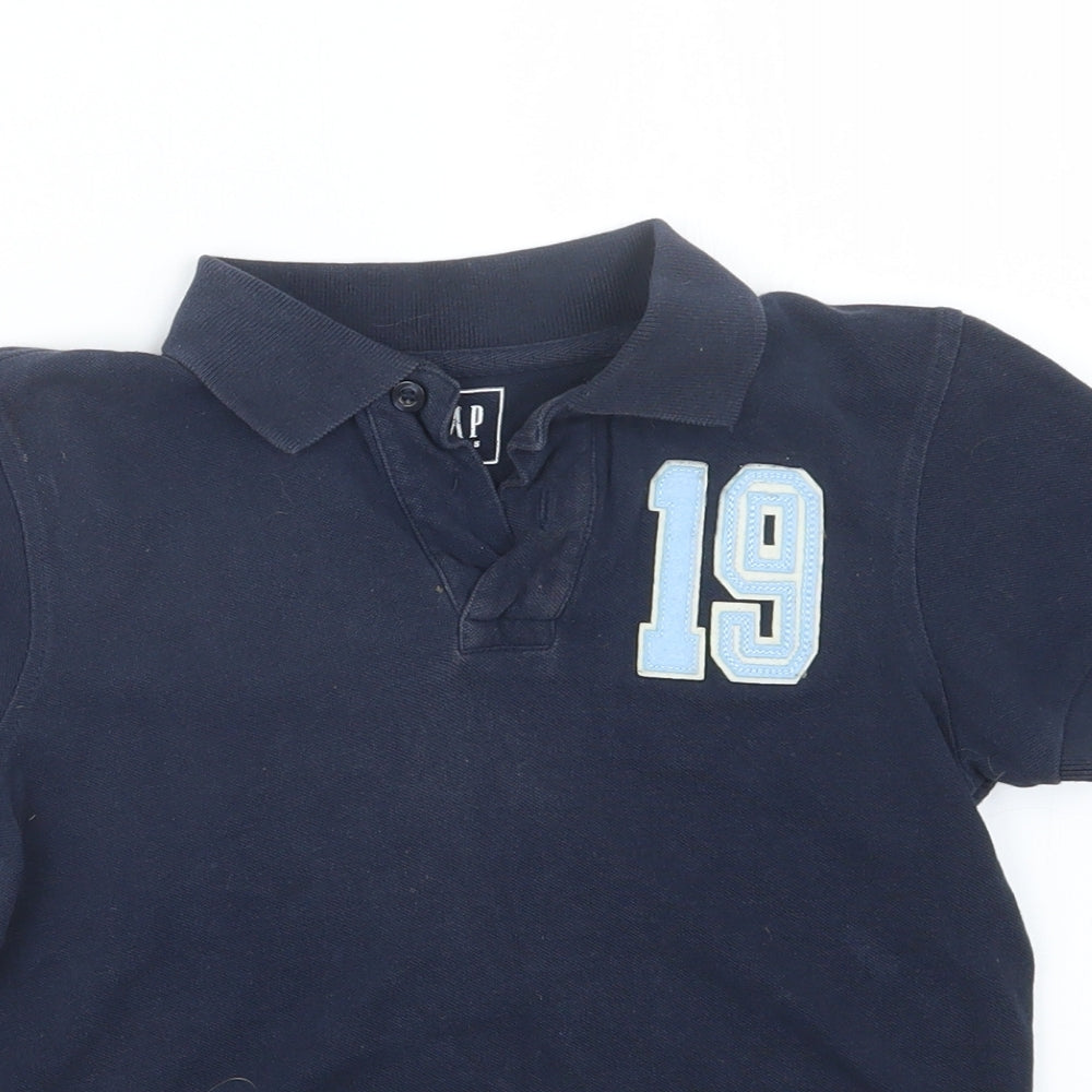 Gap Boys Blue   Basic Polo Size 6-7 Years