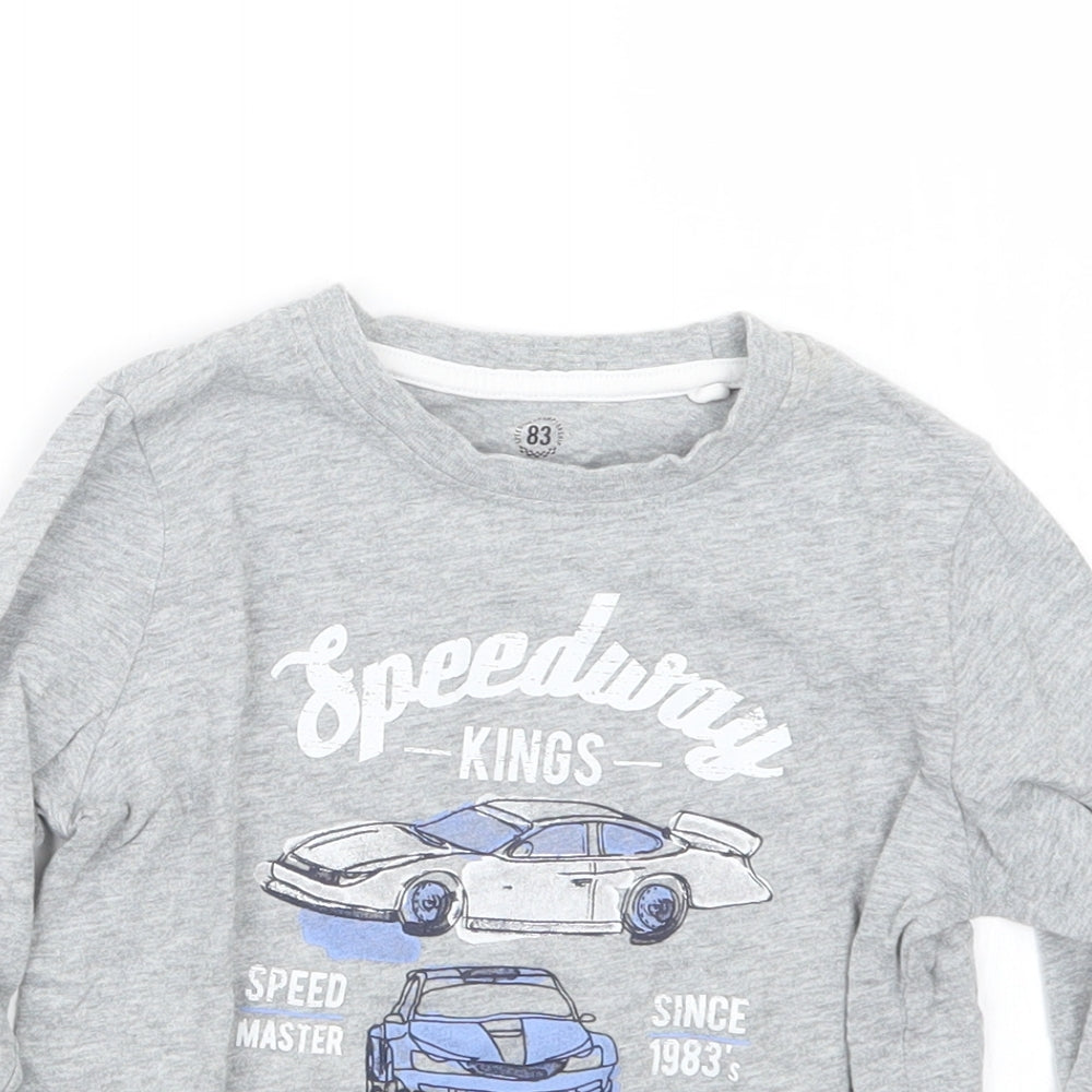 Lupilu Boys Grey   Basic T-Shirt Size 2-3 Years