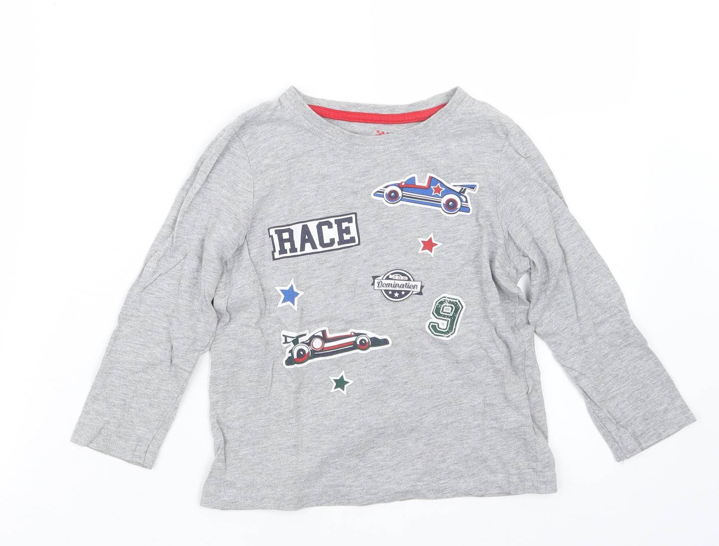 Lupilu Boys Grey   Basic T-Shirt Size 2-3 Years