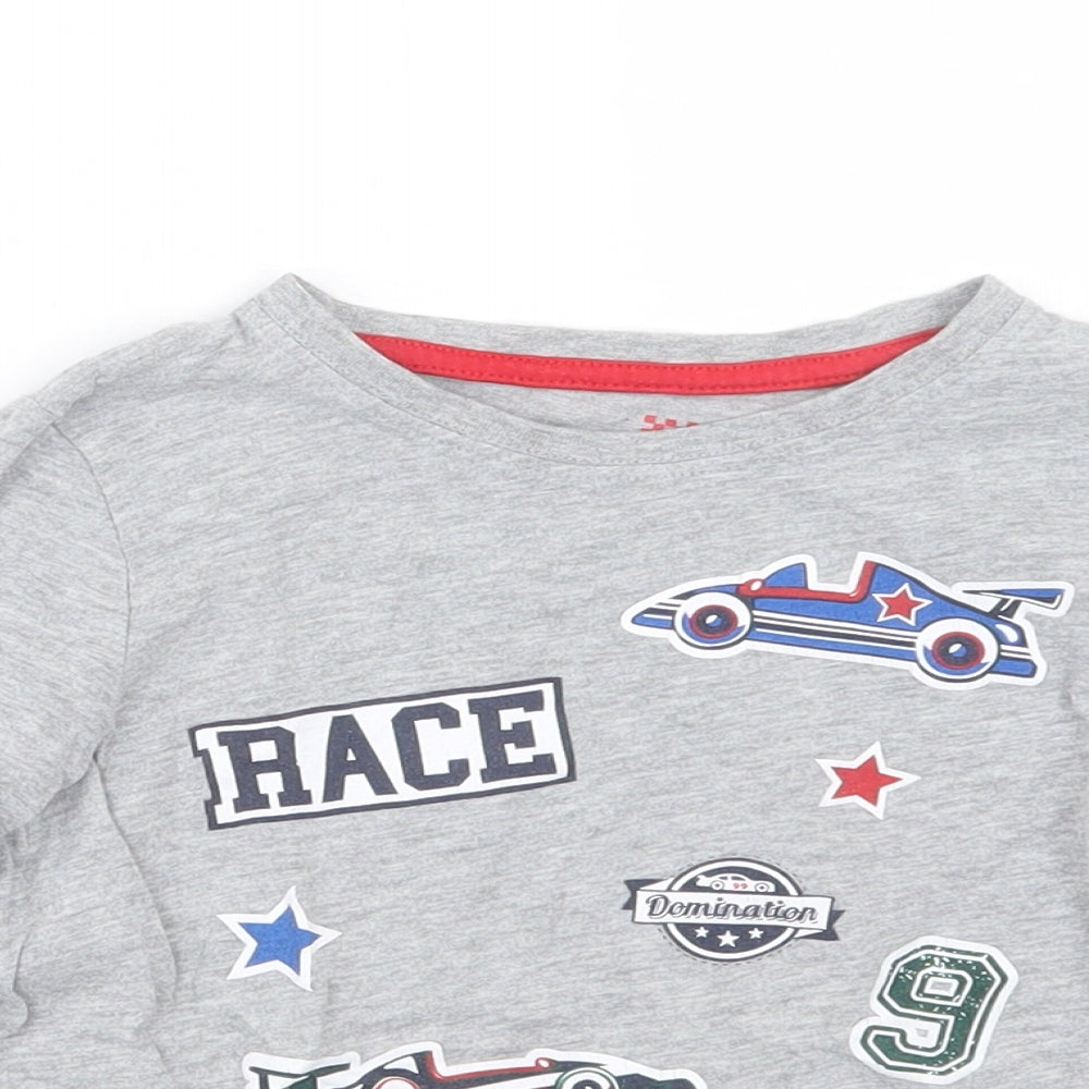 Lupilu Boys Grey   Basic T-Shirt Size 2-3 Years