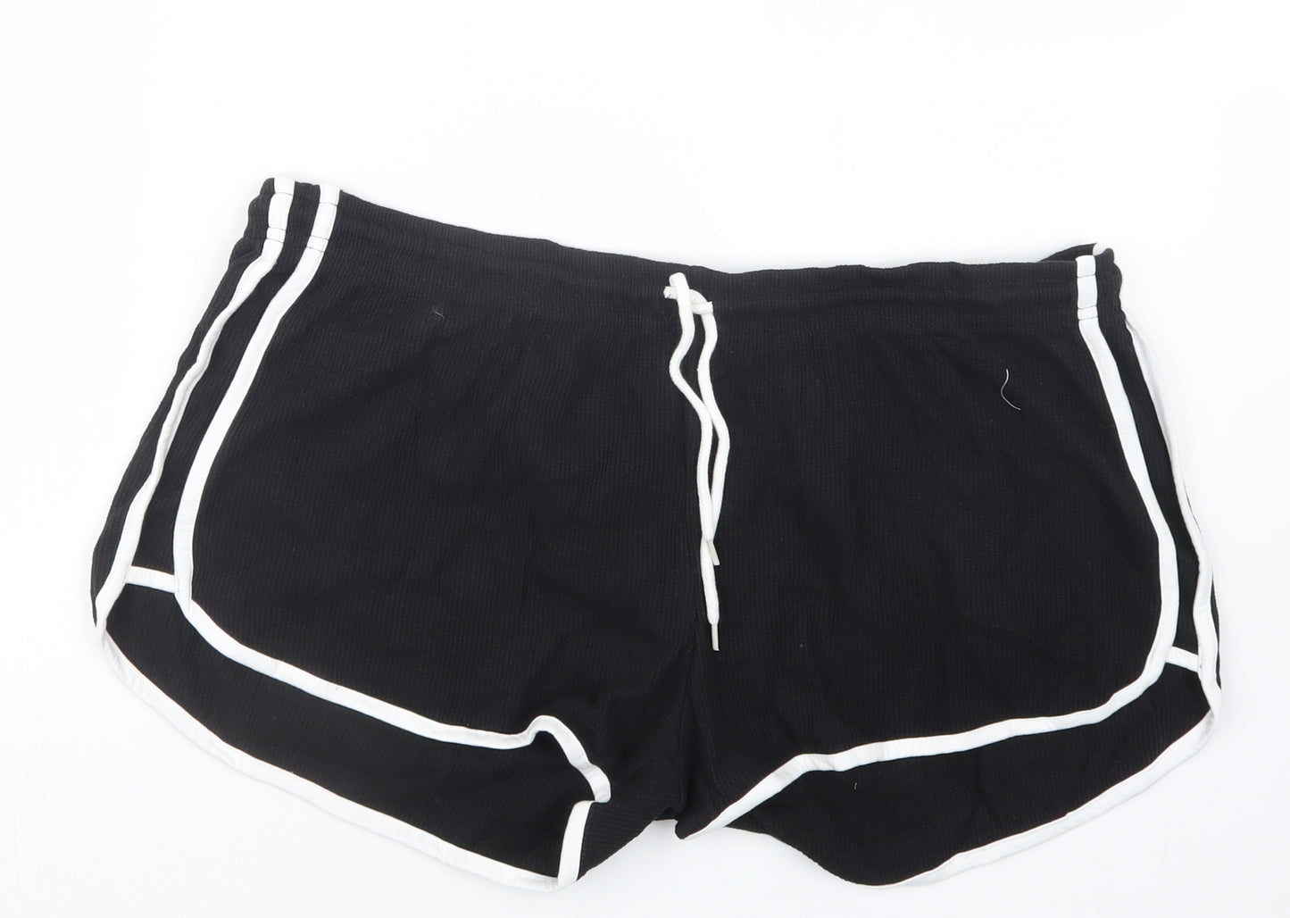 Primark Womens Black   Hot Pants Shorts Size 18