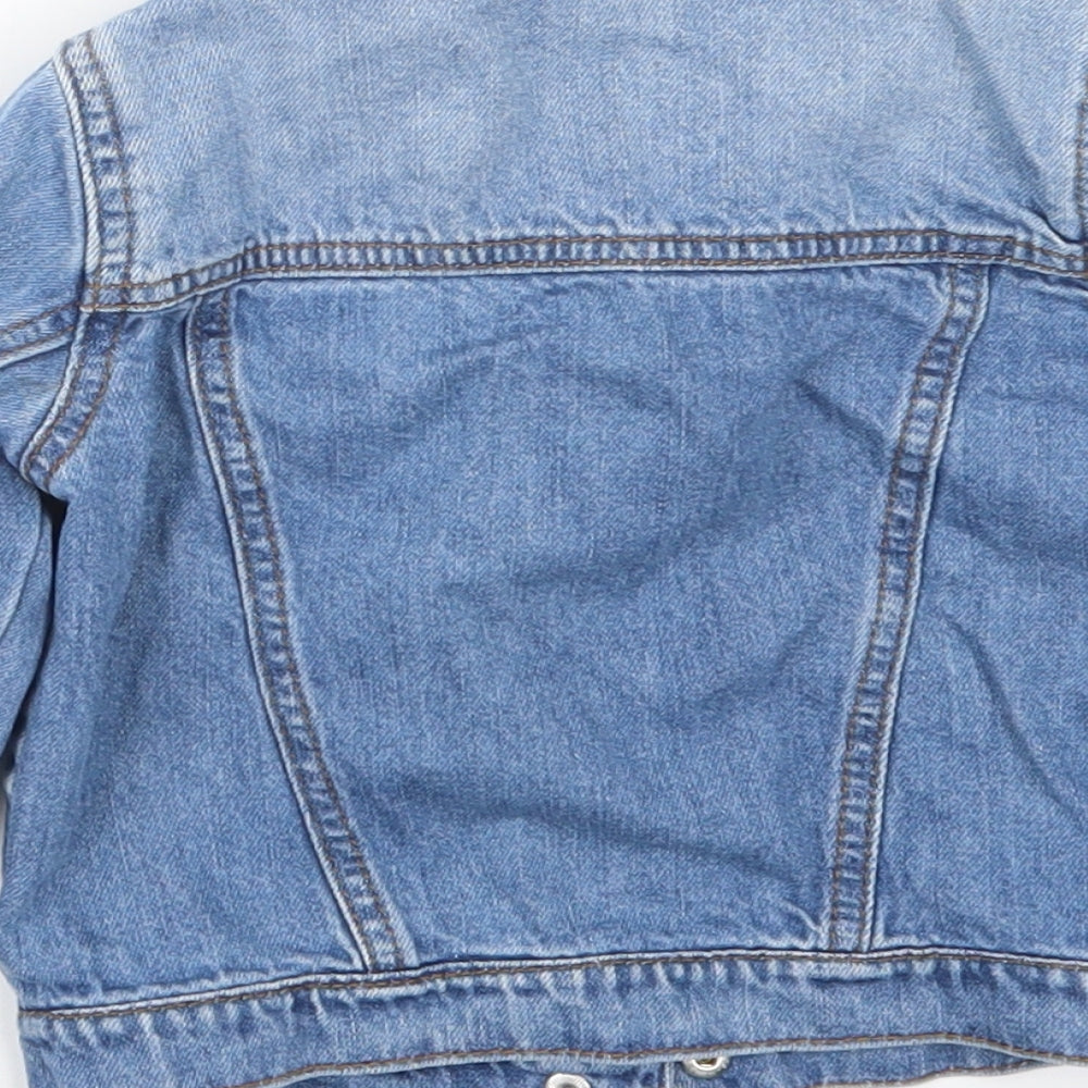 TU Girls Blue  Denim Jacket  Size 2-3 Years
