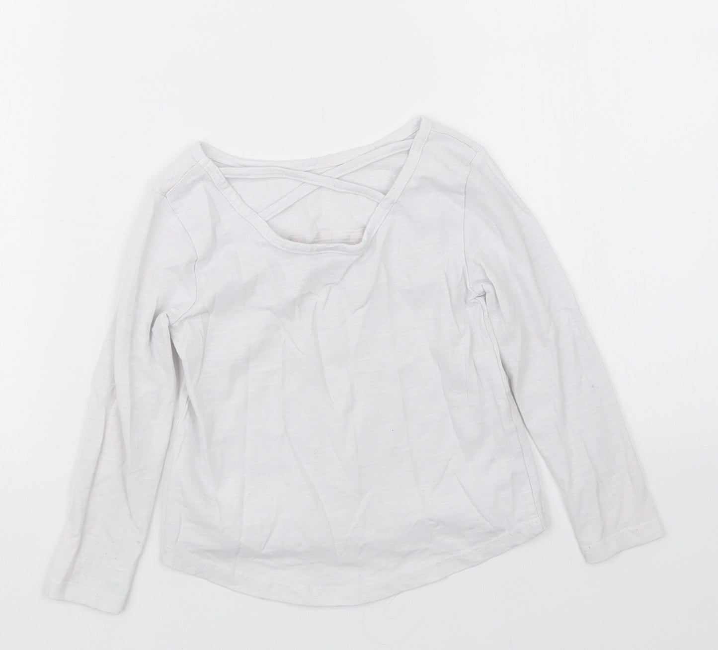 TU Girls White   Basic T-Shirt Size 3 Years