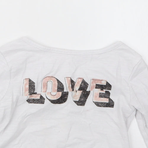 TU Girls White   Basic T-Shirt Size 3 Years