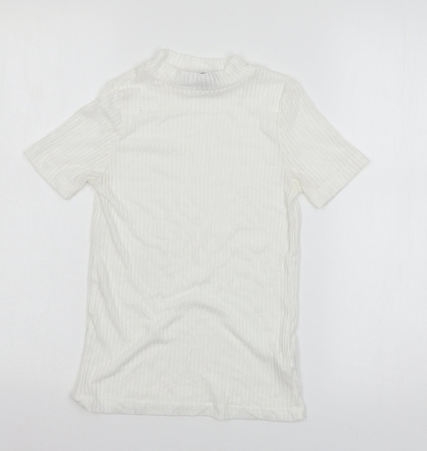 Atmosphere Womens White  Jersey Basic T-Shirt Size 8