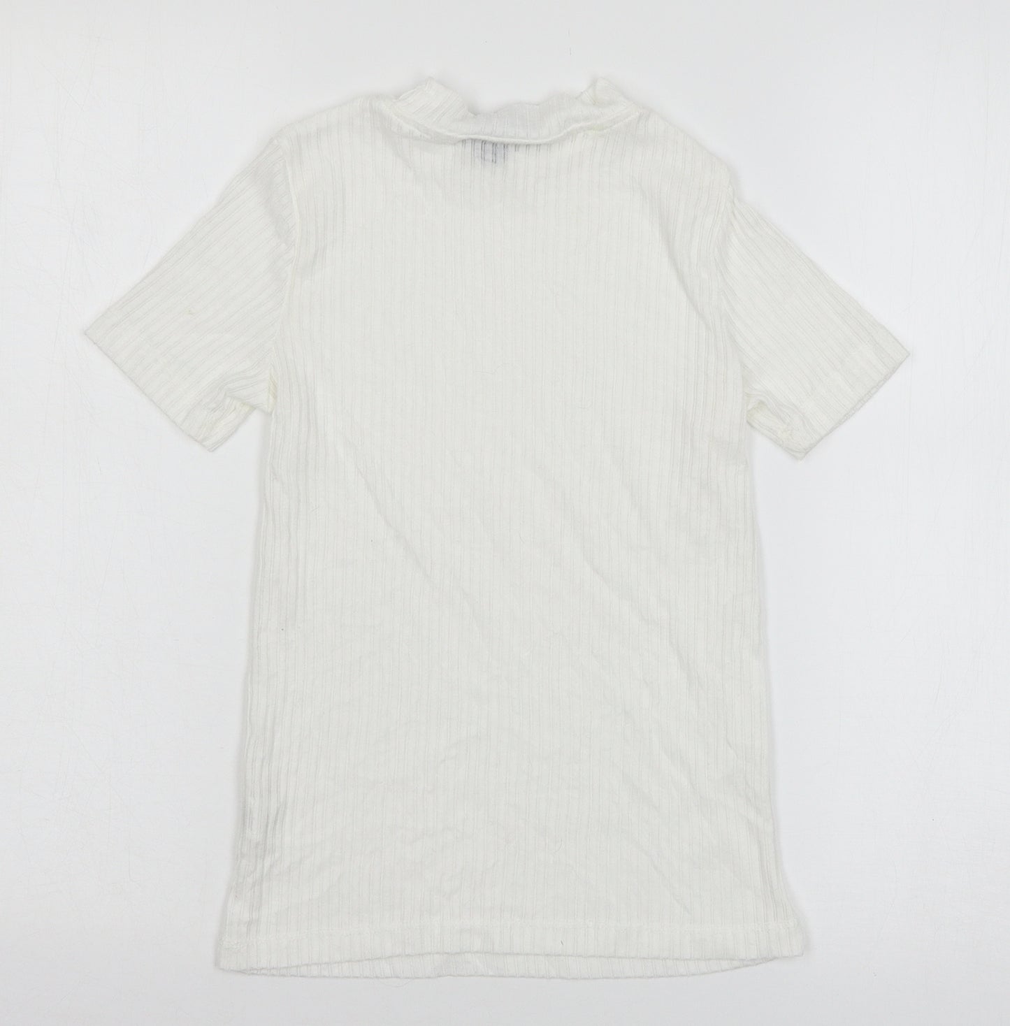 Atmosphere Womens White  Jersey Basic T-Shirt Size 8