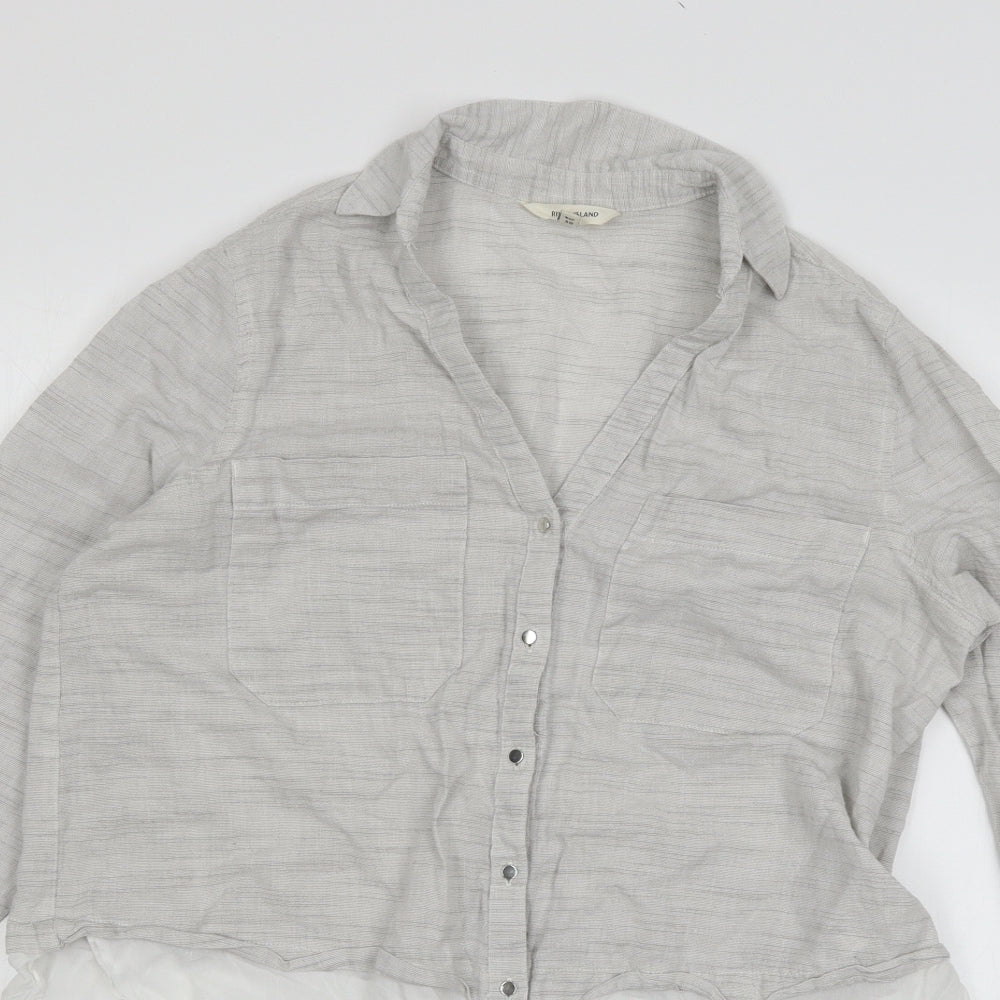 River Island Womens Grey   Basic Blouse Size 12