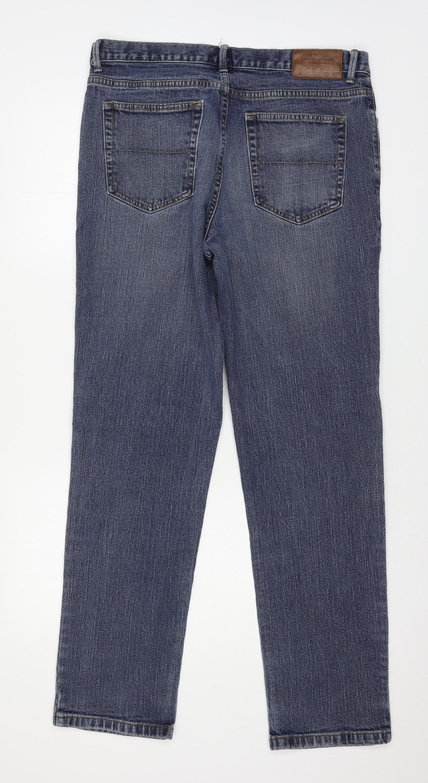TU Mens Blue  Denim Straight Jeans Size 36 in L32 in
