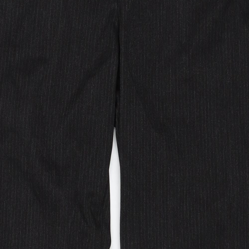 Warehouse Womens Grey Striped  Trousers  Size 12 L27 in