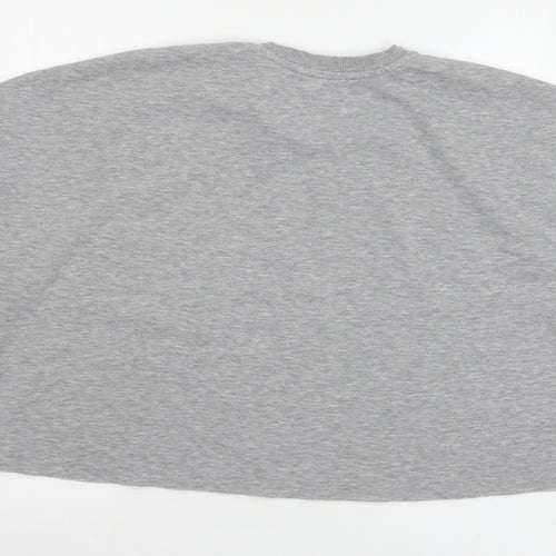 Primark Womens Grey  Jersey Pullover Sweatshirt Size 14