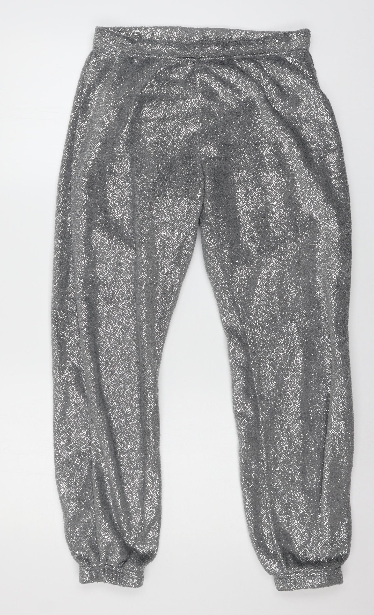 Time To Dream Womens Grey Polka Dot Microfibre Capri Pyjama Pants Size 12