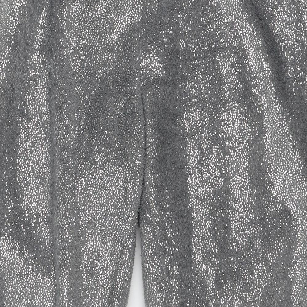 Time To Dream Womens Grey Polka Dot Microfibre Capri Pyjama Pants Size 12