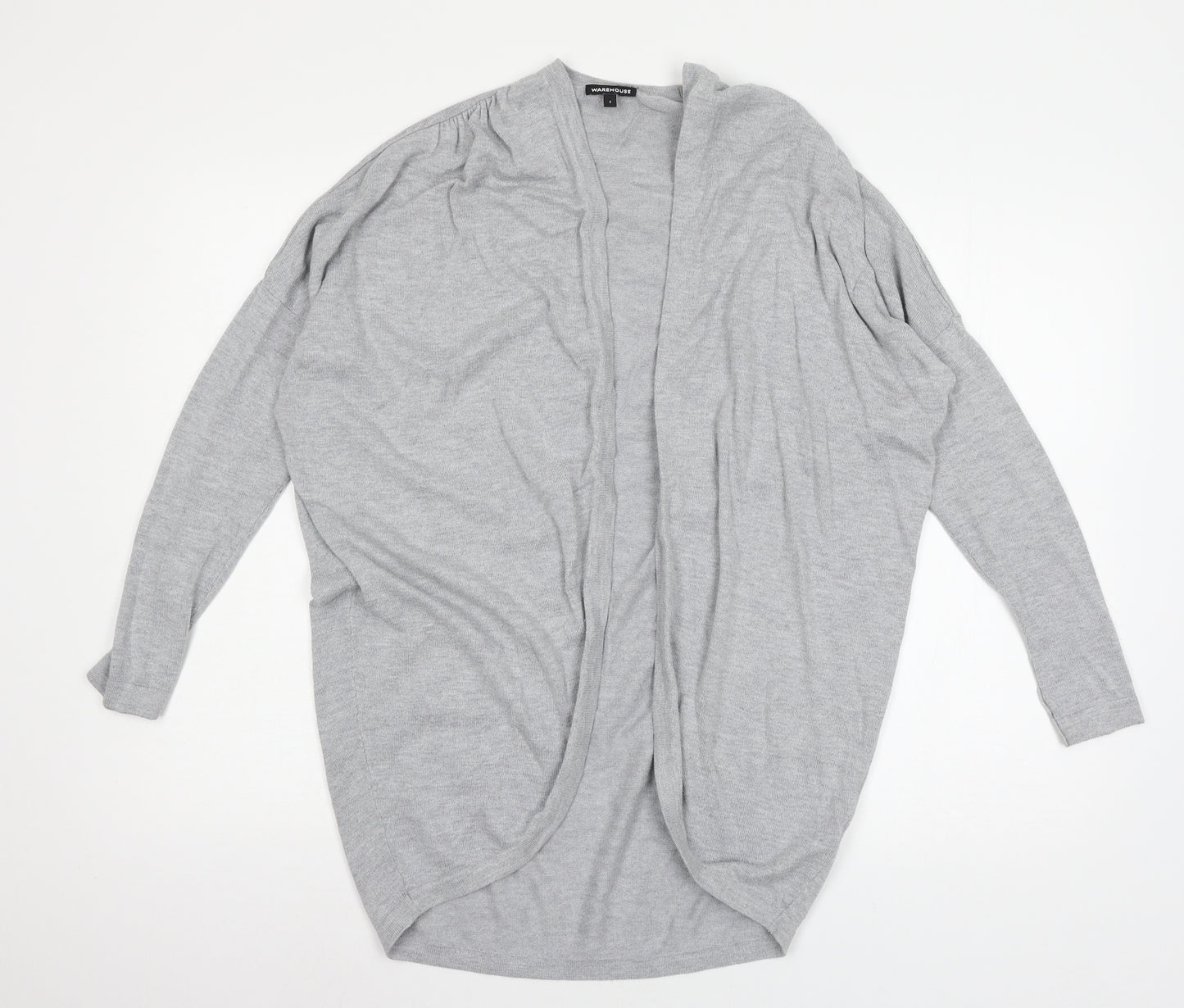 Warehouse Womens Grey  Knit Cardigan Jumper Size S