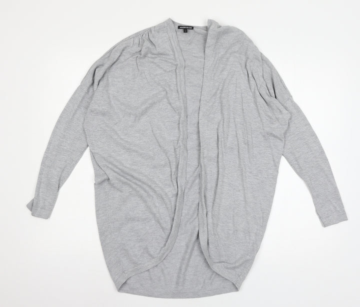 Warehouse Womens Grey  Knit Cardigan Jumper Size S