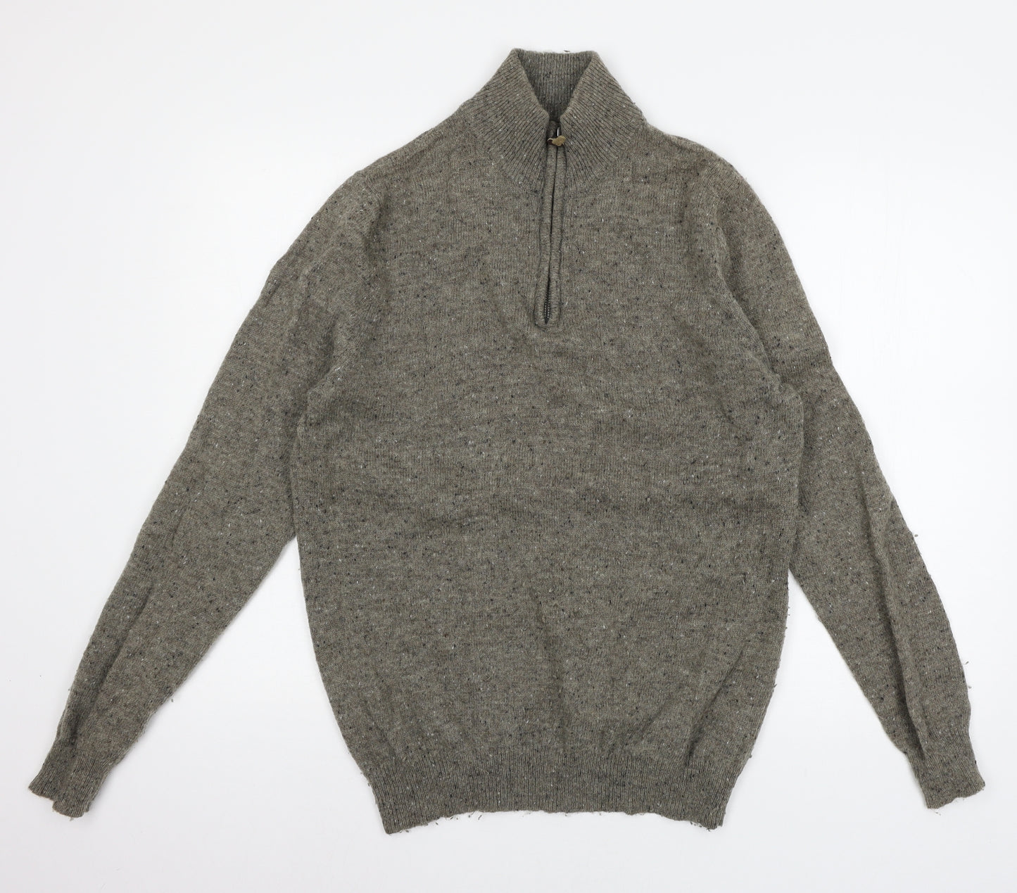 TU Mens Brown  Knit Pullover Jumper Size M