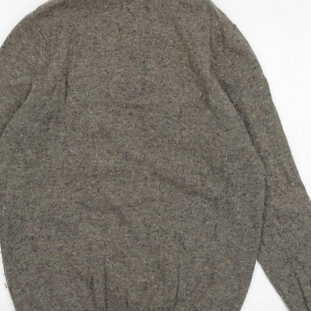 TU Mens Brown  Knit Pullover Jumper Size M