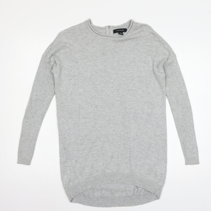 Atmosphere Womens Grey Knit Pullover Jumper Size 6