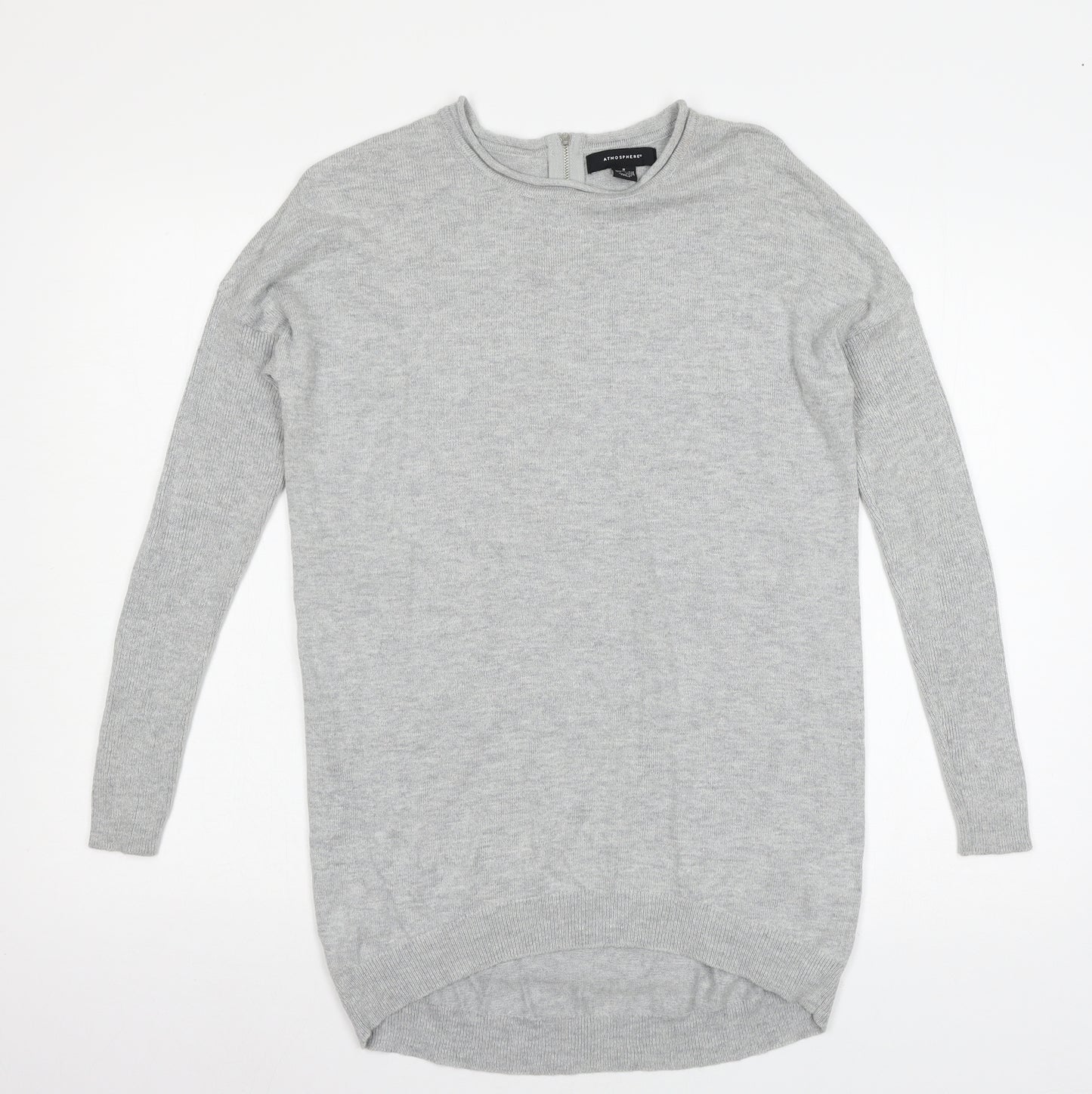 Atmosphere Womens Grey  Knit Pullover Jumper Size 6