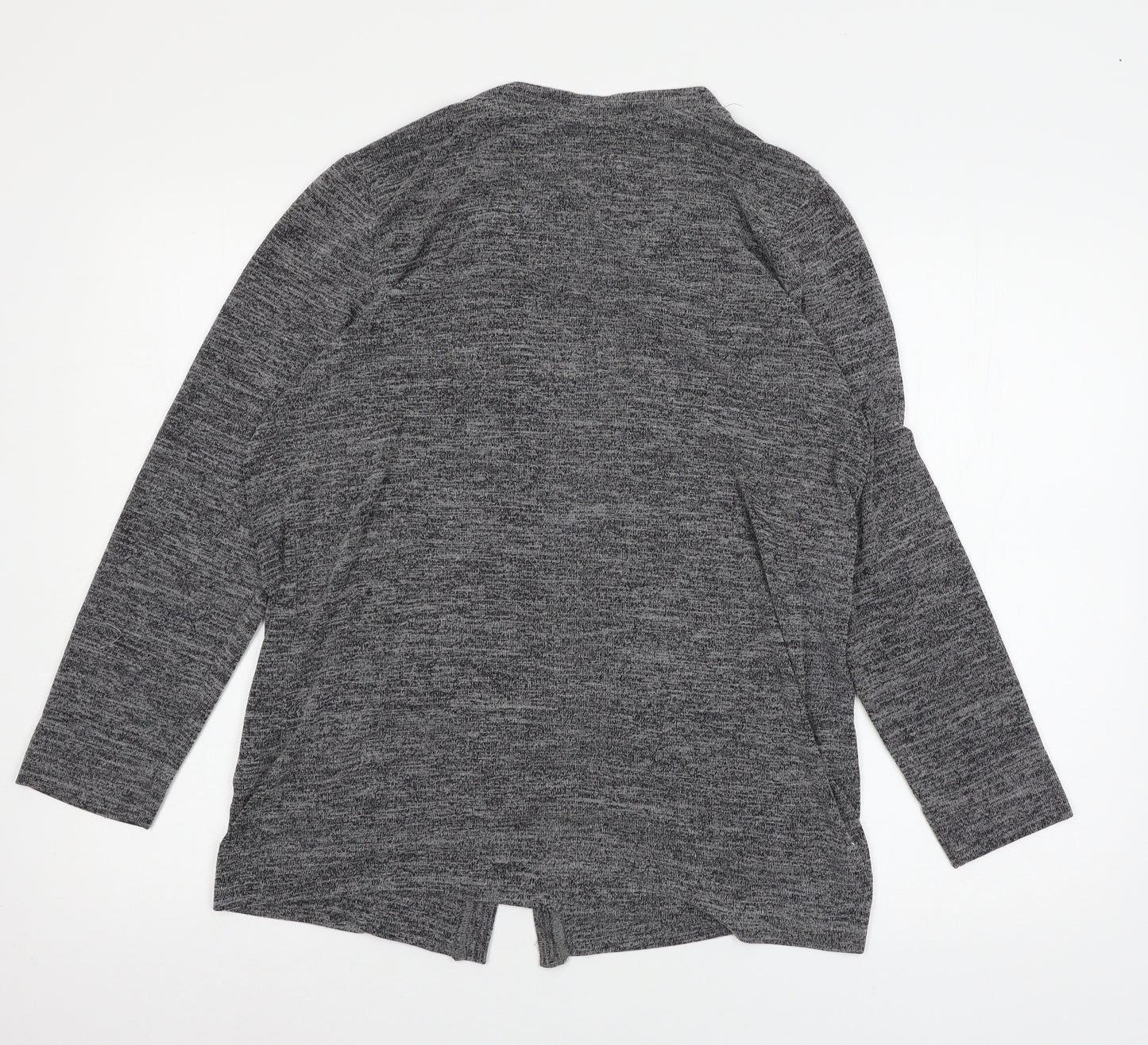 Free/quent Womens Grey  Knit Cardigan Jumper Size M