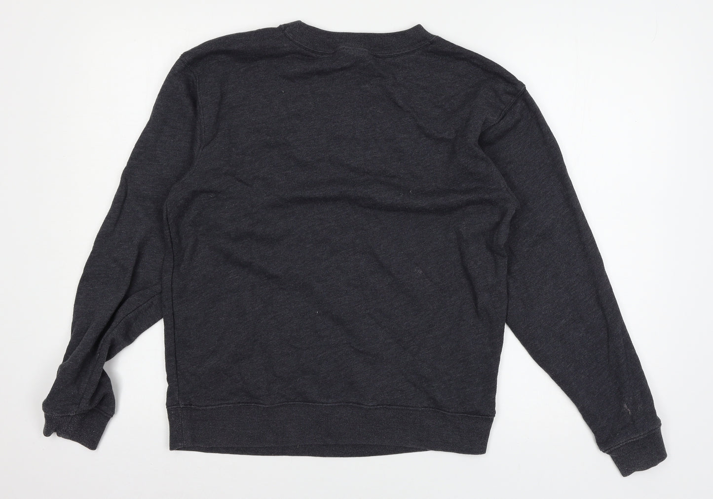 PINK Womens Grey  Jersey Pullover Sweatshirt Size XS