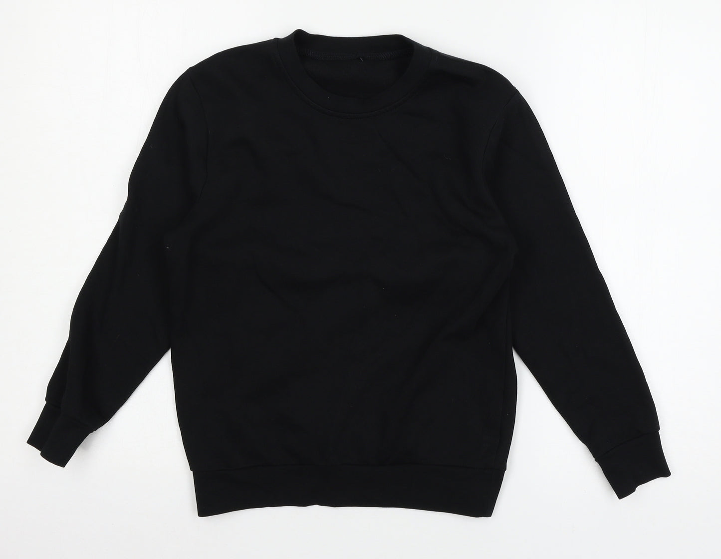 George Boys Black  Jersey Pullover Sweatshirt Size 8-9 Years