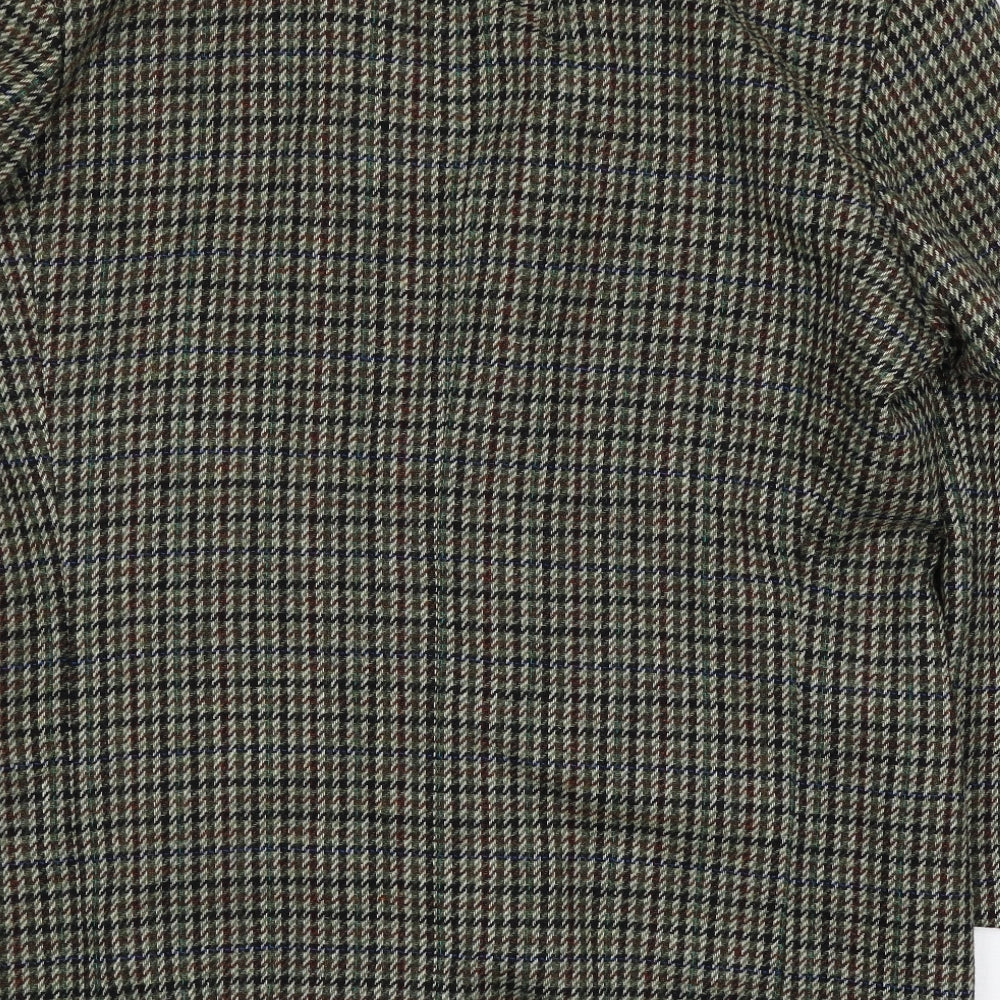 Preworn Mens Green Check  Jacket Blazer Size XL