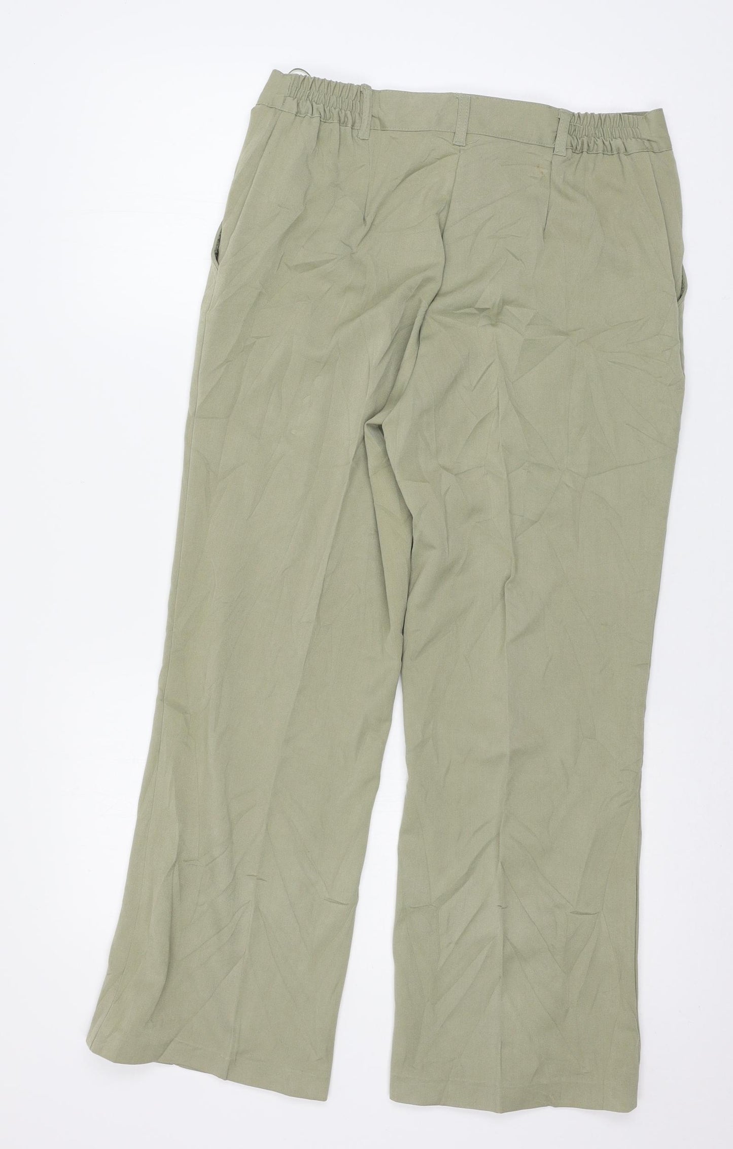 Anna Rose Womens Green   Trousers  Size 12 L26 in