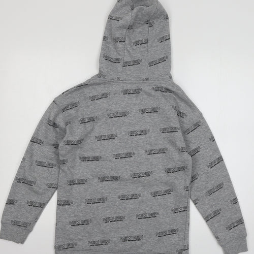 Primark Boys Grey  Jersey Pullover Hoodie Size 11-12 Years  - new gen