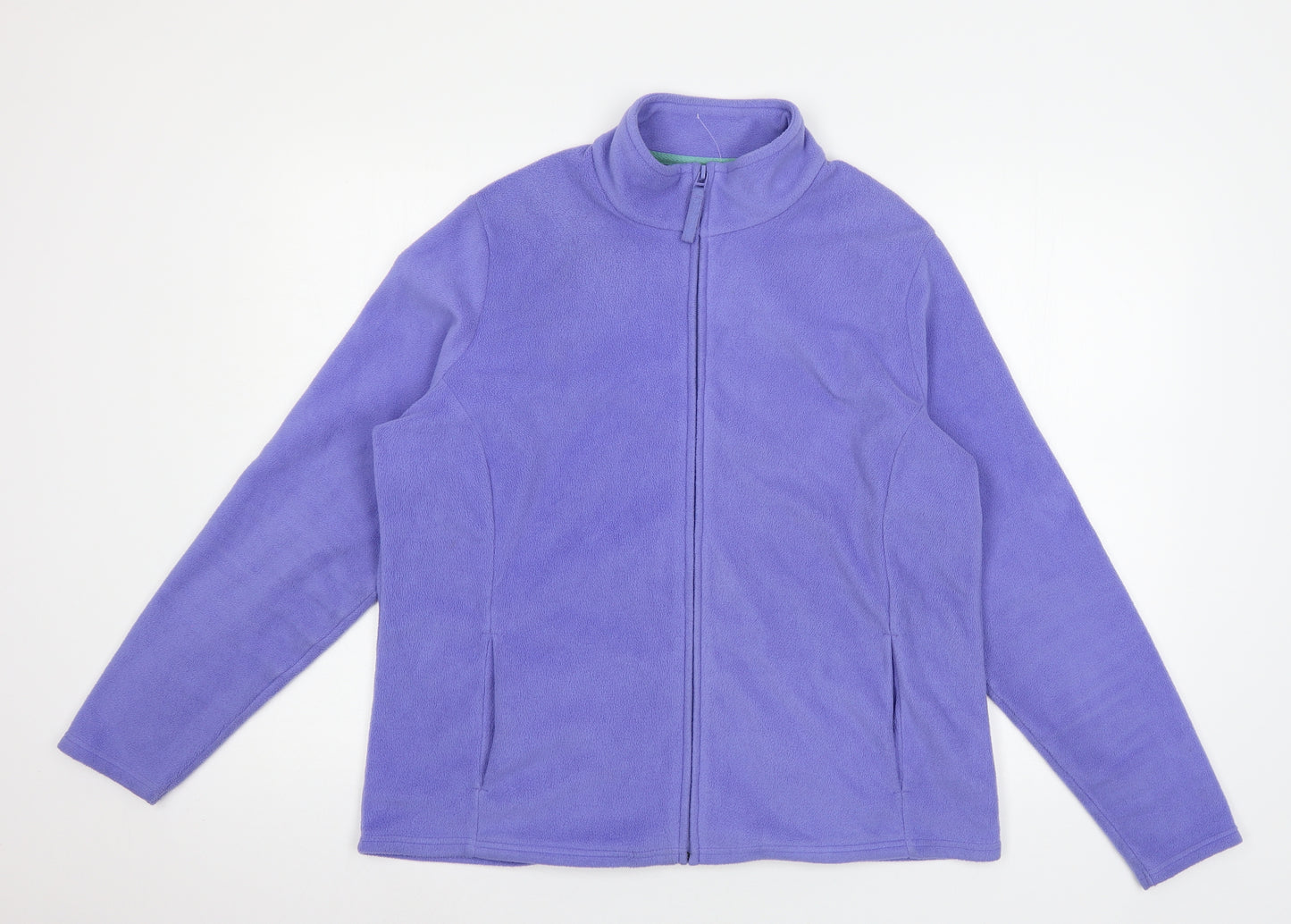 Marks and Spencer Womens Purple  Fleece Jacket  Size 20