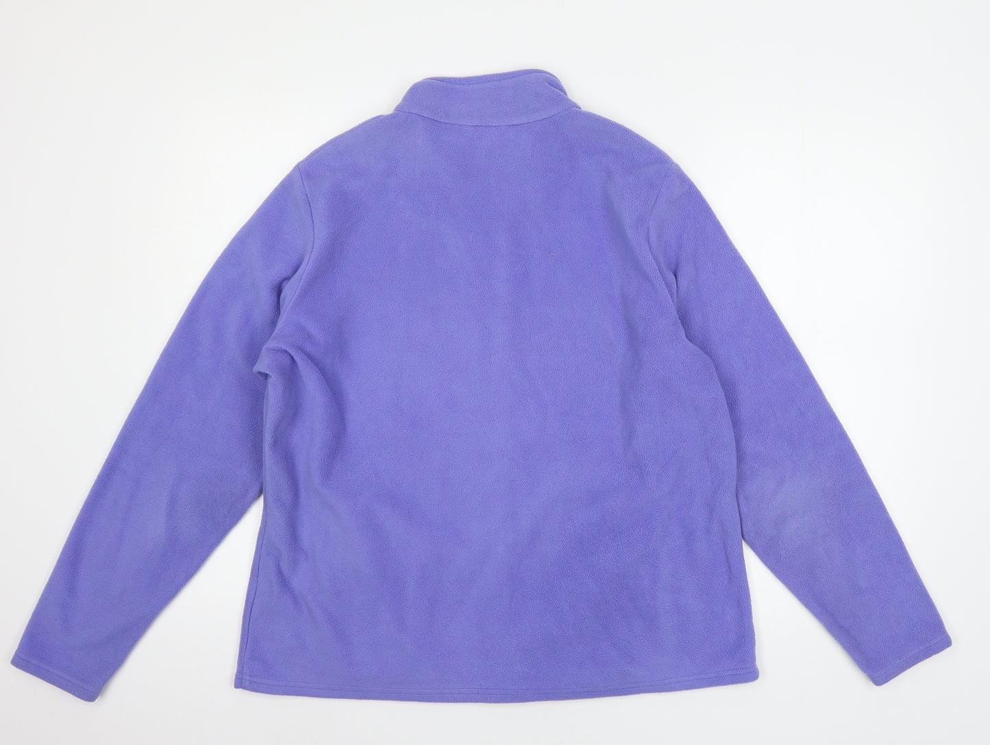 Marks and Spencer Womens Purple  Fleece Jacket  Size 20