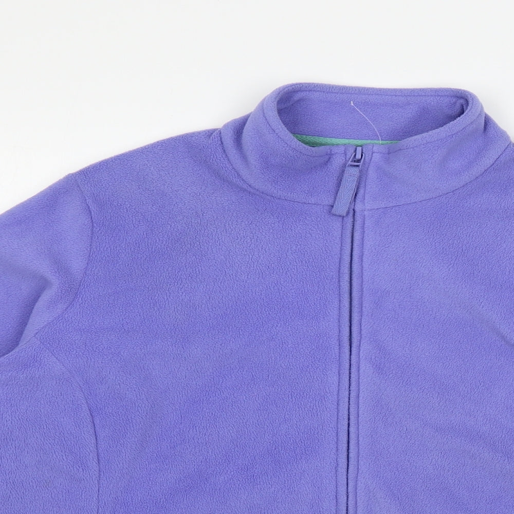 Marks and Spencer Womens Purple  Fleece Jacket  Size 20
