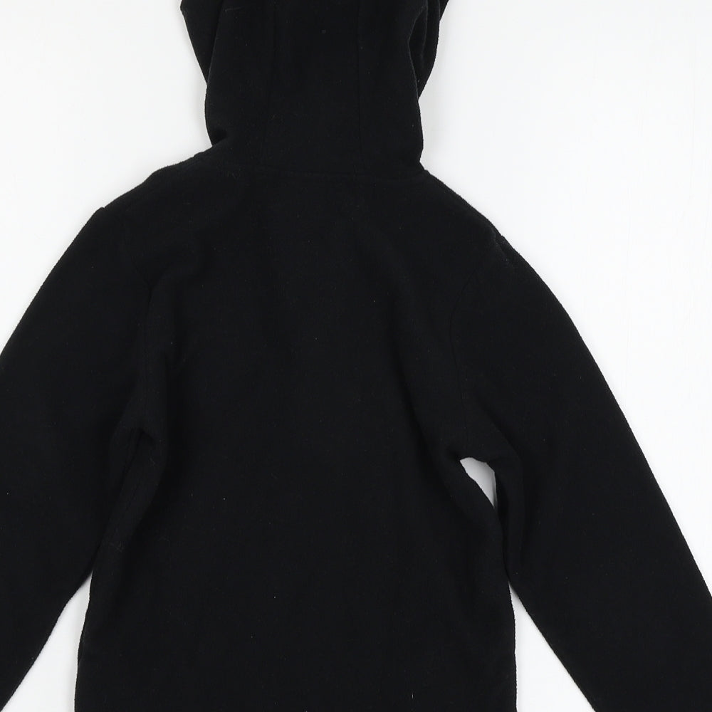 Mountain Warehouse Boys Black  Fleece Pullover Hoodie Size 7-8 Years