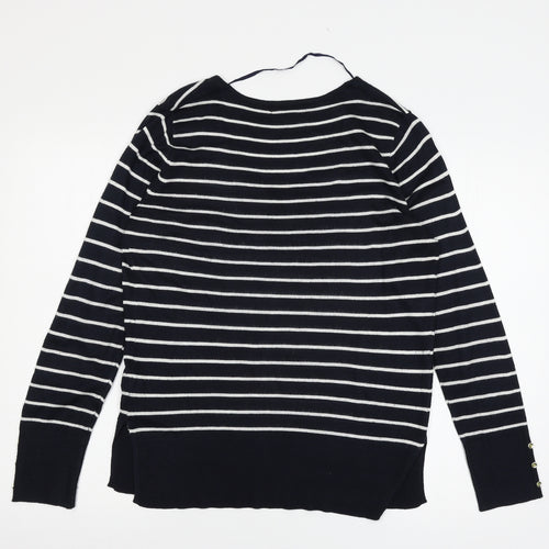 Atmosphere Womens Blue Striped Knit Pullover Jumper Size 12