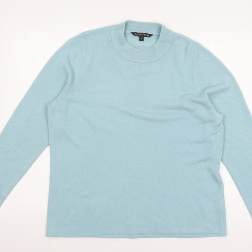 Bonmar Womens Blue  Knit Pullover Jumper Size 16