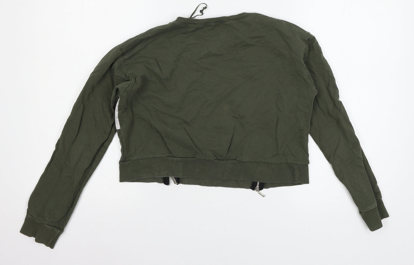 Select Womens Green  Jersey Pullover Sweatshirt Size 10  - Unlimited