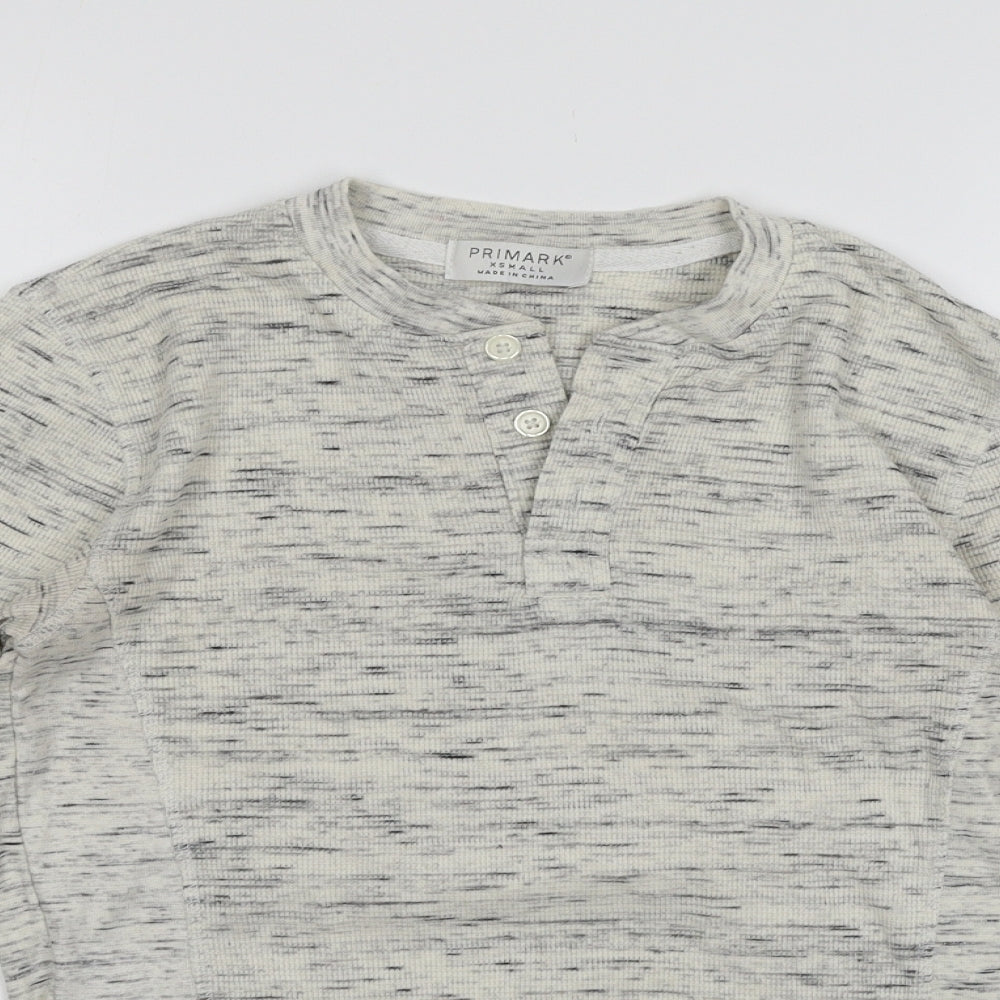 Primark Mens Grey  Jersey  T-Shirt Size XS