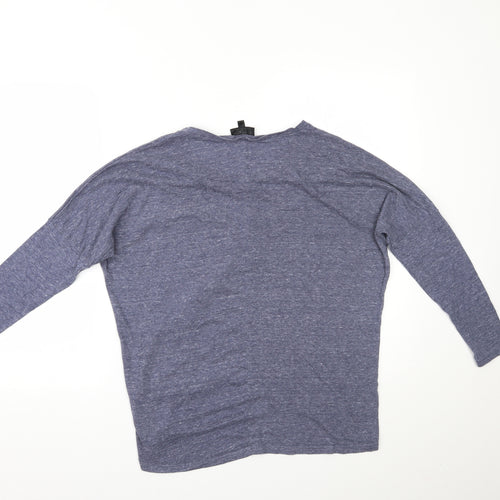 Topshop Womens Blue   Basic Blouse Size 6