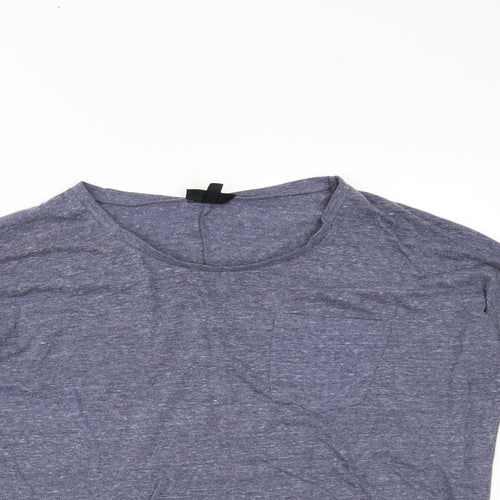 Topshop Womens Blue   Basic Blouse Size 6