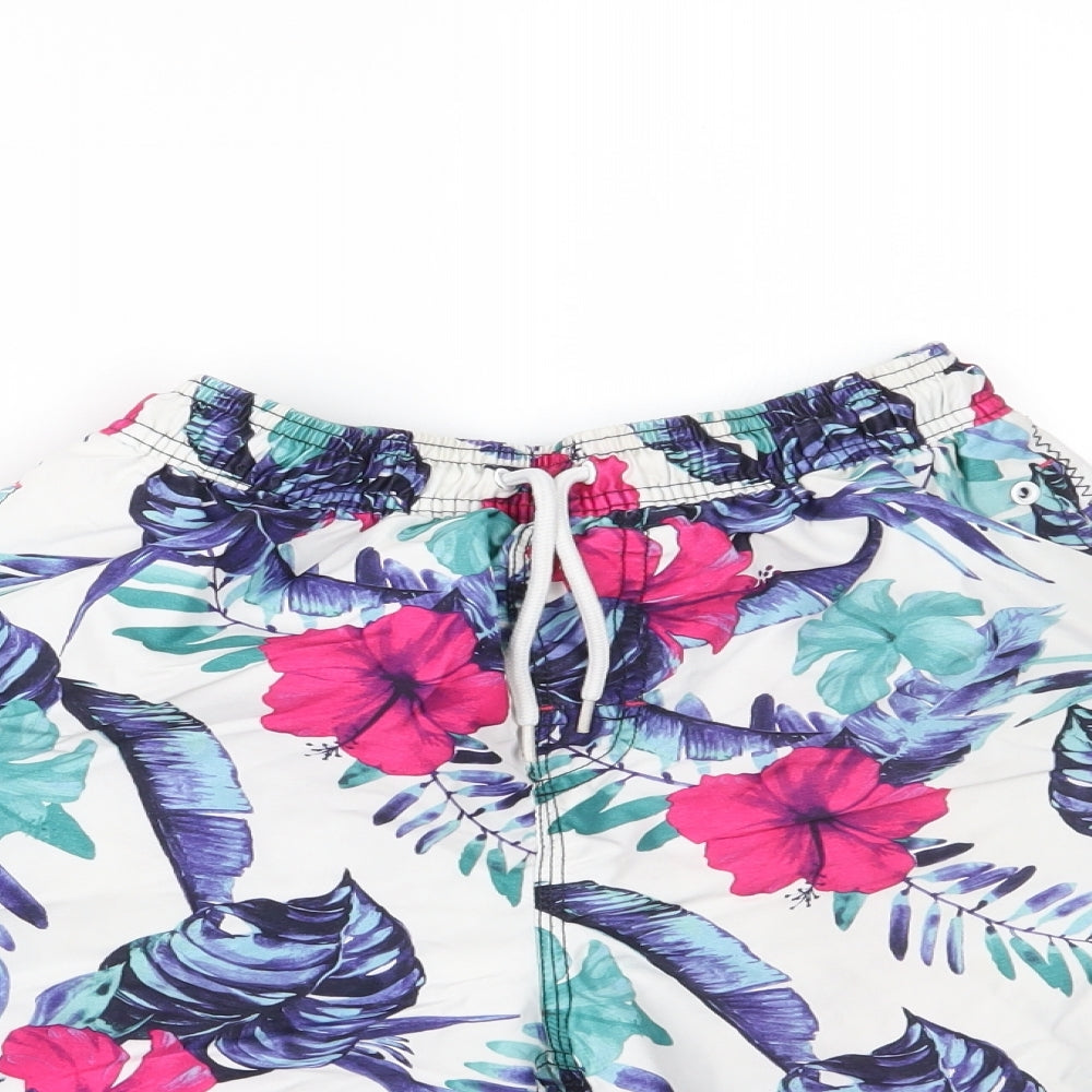 NEXT Boys Multicoloured Floral  Sweat Shorts Size 12 Years