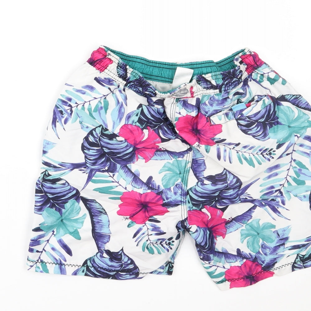 NEXT Boys Multicoloured Floral  Sweat Shorts Size 12 Years