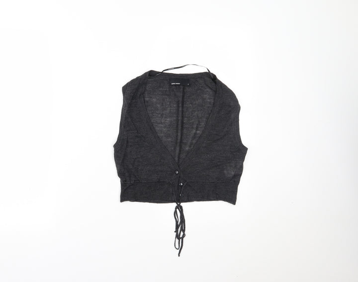 VERO MODA Womens Grey Cardigan Jumper Size M