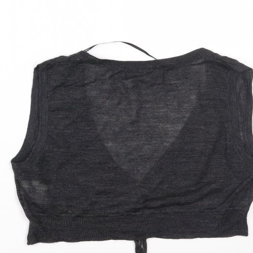 VERO MODA Womens Grey   Cardigan Jumper Size M