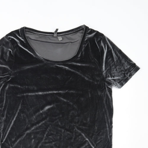 ASOS Womens Silver   Basic T-Shirt Size M