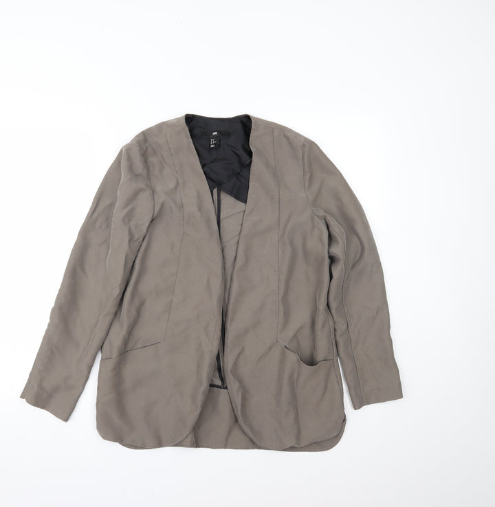 H&M Womens Green   Jacket Blazer Size 10
