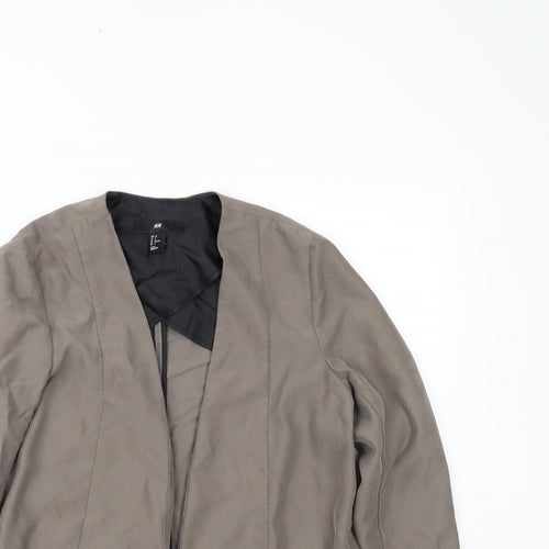 H&M Womens Green   Jacket Blazer Size 10