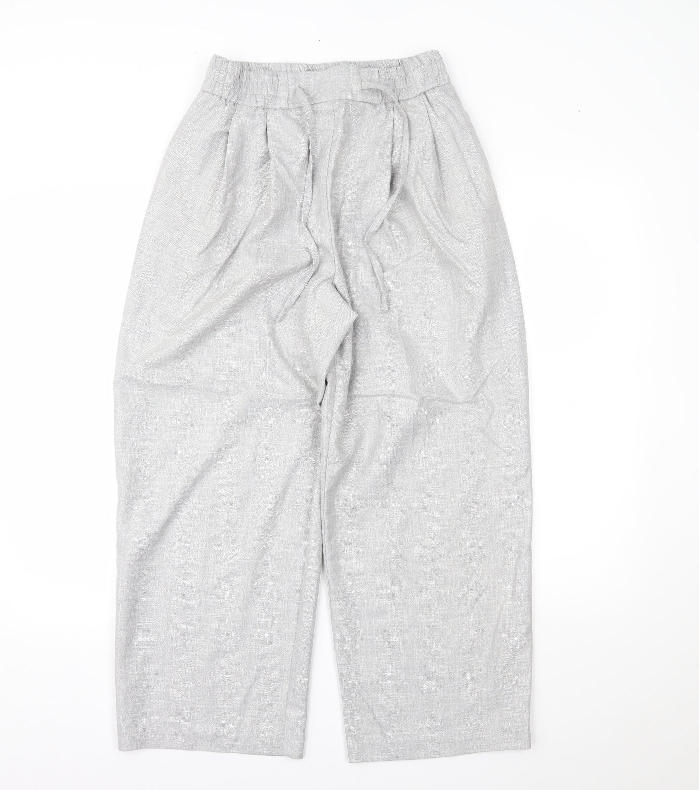 Topshop Womens Grey   Trousers  Size 10 L23 in