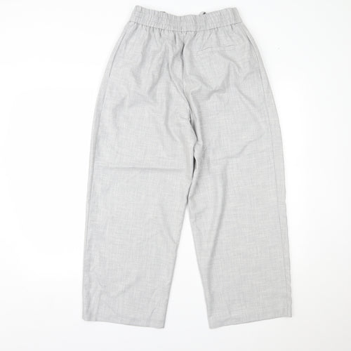 Topshop Womens Grey   Trousers  Size 10 L23 in