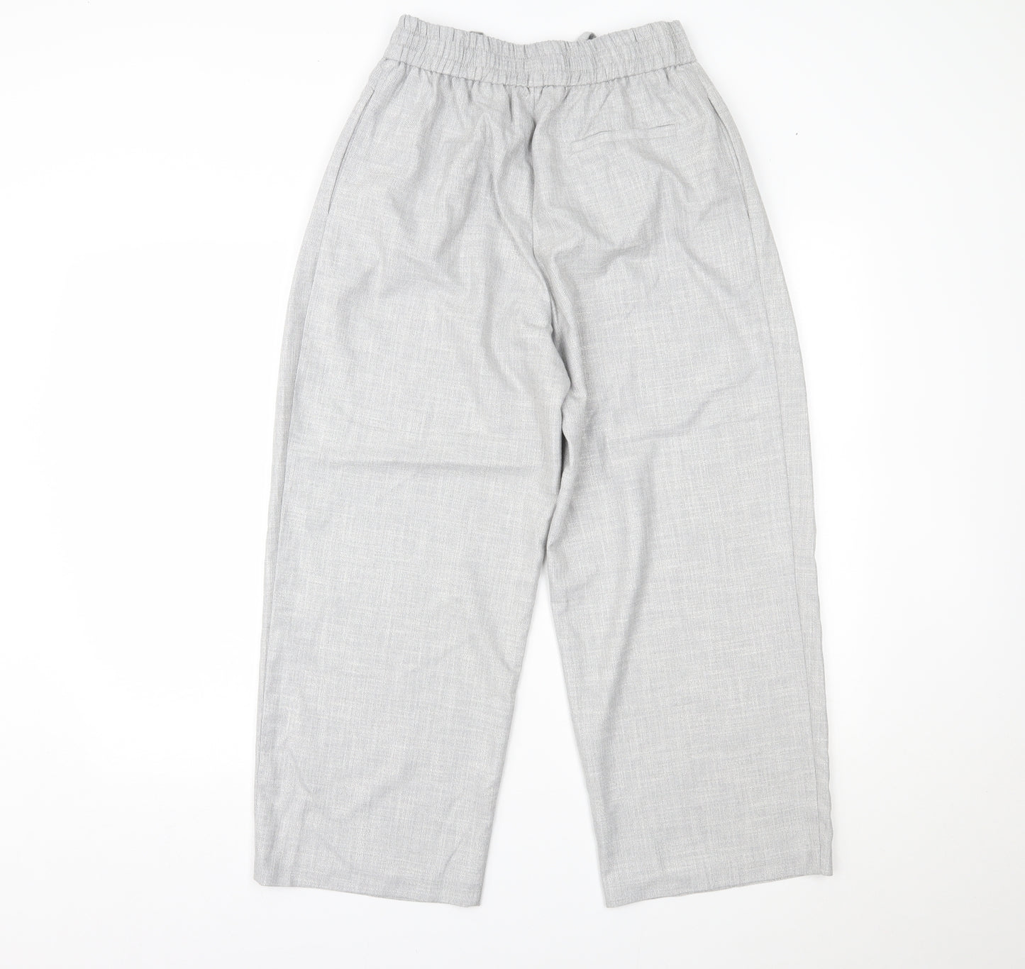 Topshop Womens Grey   Trousers  Size 10 L23 in